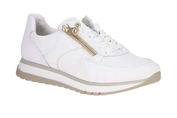 Rieker Witte Sneaker G-leest  (49010-80) - MerkenOutlet