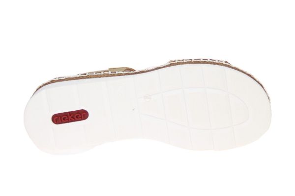 Rieker Slipper Beige  (V1243-60) - MerkenOutlet