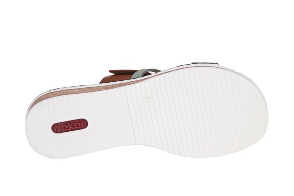 Rieker Cognac-Kaki Slipper  (V3652-91) - MerkenOutlet
