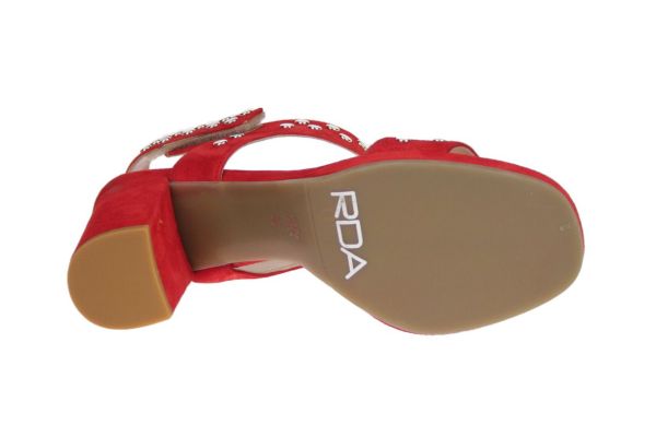 Roberto d'Angelo Rode Sandaal Studs  (G415.5146) - MerkenOutlet