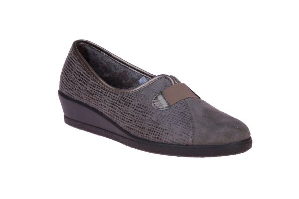Rohde Taupe Gesloten Pantoffel  (2536-17) - MerkenOutlet
