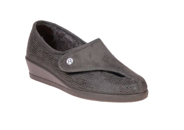 Rohde Grijs Gesloten Pantoffel  (2538-17) - MerkenOutlet