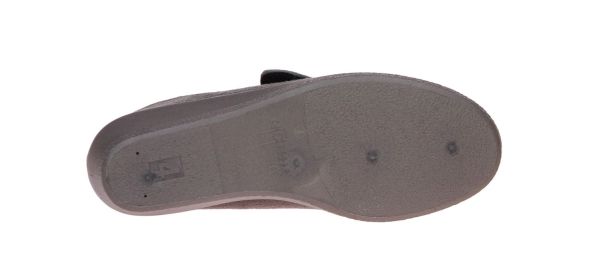 Rohde Grijs Gesloten Pantoffel  (2538-17) - MerkenOutlet