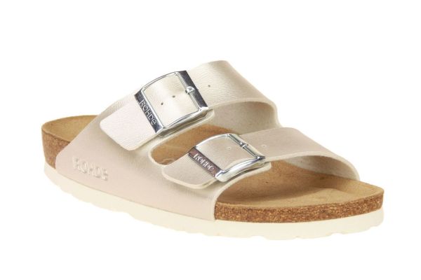 Rohde Offwhite Metallic Slipper  (5623-01) - MerkenOutlet