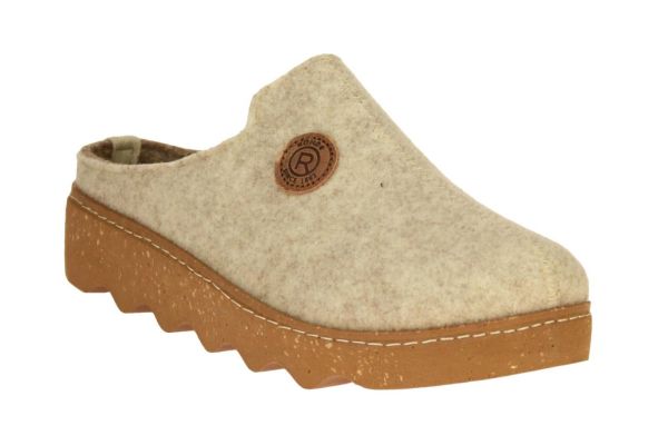 Rohde Beige Pantoffel Uitneembaar Voetbed  (6120-13) - MerkenOutlet