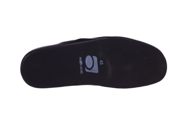 Rohde Zwarte Pantoffel  (6600) - MerkenOutlet