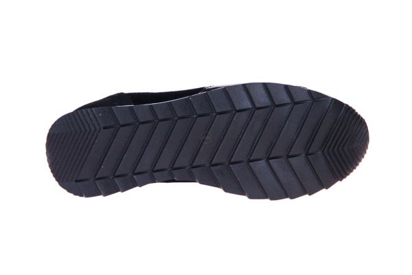Romagnoli Zwart Geklede Sneaker  (2785-401) - MerkenOutlet