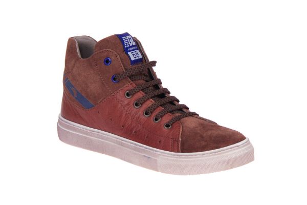 Romagnoli Camel Hoog Geklede Sneaker  (2812-838) - MerkenOutlet