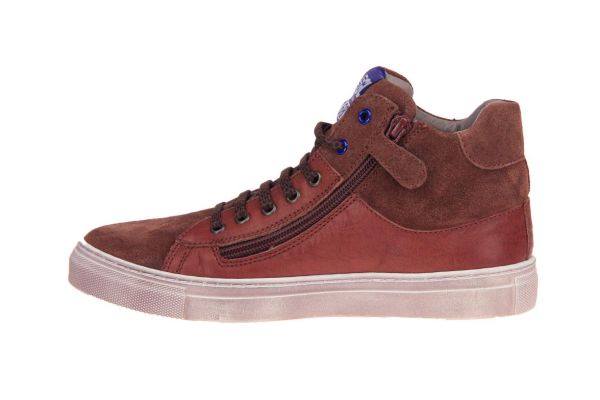 Romagnoli Camel Hoog Geklede Sneaker  (2812-838) - MerkenOutlet