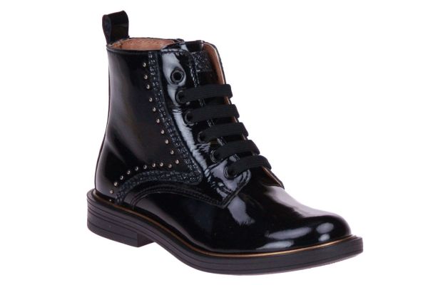 Romagnoli Zwarte Veterboot  (6304-001) - MerkenOutlet