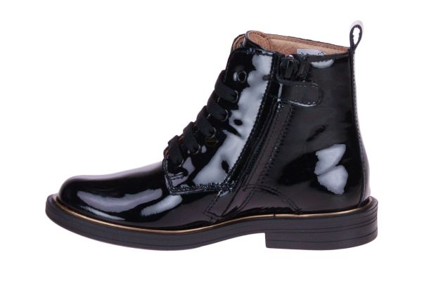 Romagnoli Zwarte Veterboot  (6304-001) - MerkenOutlet