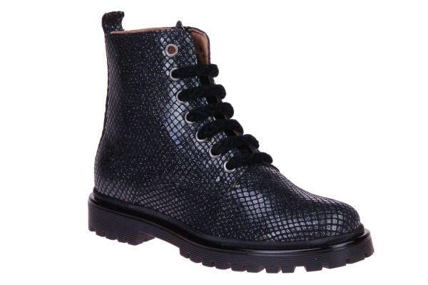 Romagnoli Zwart Metallic Veterboot  (6750-501) - MerkenOutlet