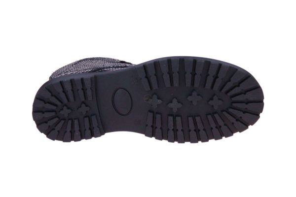 Romagnoli Zwart Metallic Veterboot  (6750-501) - MerkenOutlet