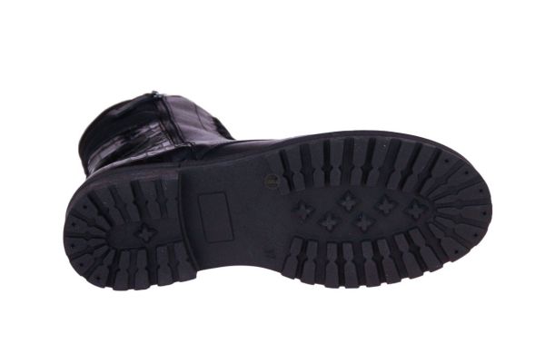 Romagnoli Zwarte Veterboot  (8900R501) - MerkenOutlet