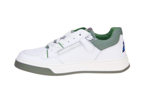 Romagnoli Wit-Groene Sneaker  (9840R-826) - MerkenOutlet