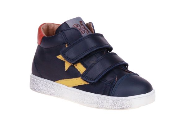 Romagnoli Blauwe Velcroschoen  (1175R-802) - MerkenOutlet