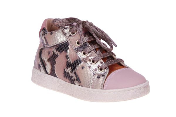 Romagnoli Roze Sneaker Slangenprint  (1392-311) - MerkenOutlet