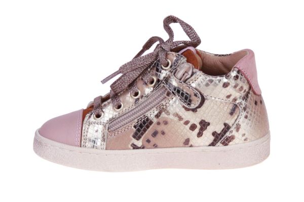 Romagnoli Roze Sneaker Slangenprint  (1392-311) - MerkenOutlet