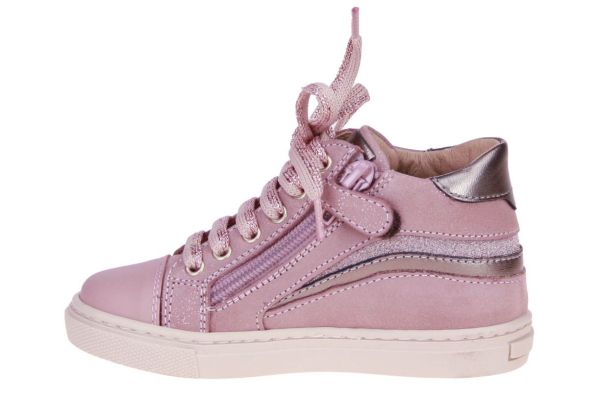 Romagnoli Roze Hoge Sneaker  (1416-347) - MerkenOutlet