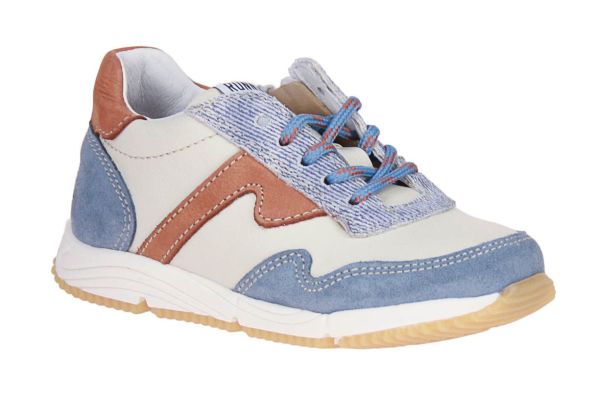 Romagnoli Beige-Blauwe Sneaker  (6112R-028) - MerkenOutlet