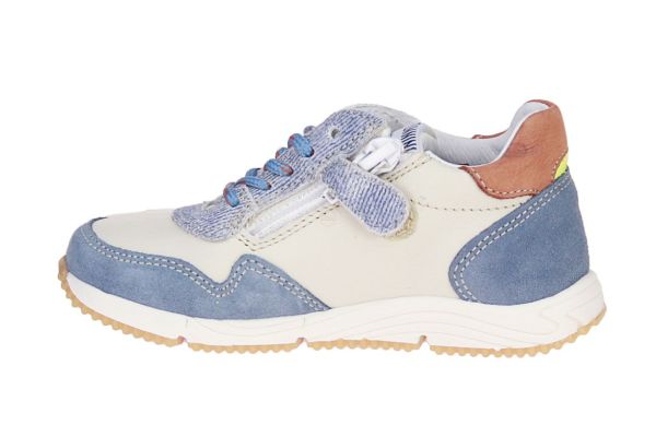 Romagnoli Beige-Blauwe Sneaker  (6112R-028) - MerkenOutlet