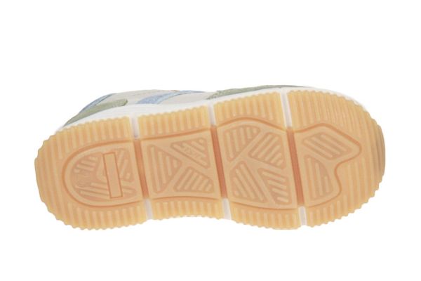 Romagnoli Beige-Groene Sneaker  (6112R-228) - MerkenOutlet