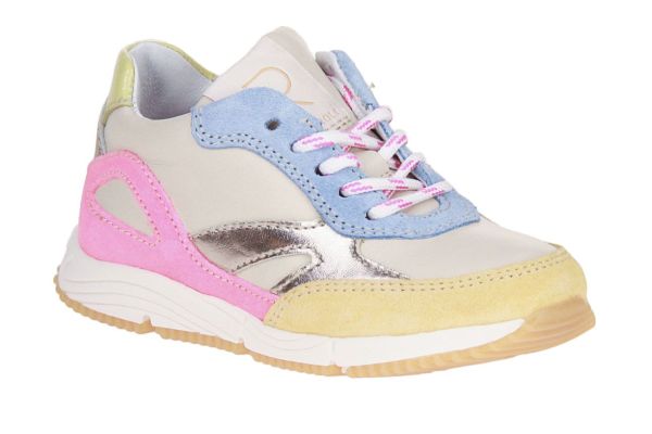 Romagnoli Beige-Roze Sneaker  (6111R-063) - MerkenOutlet