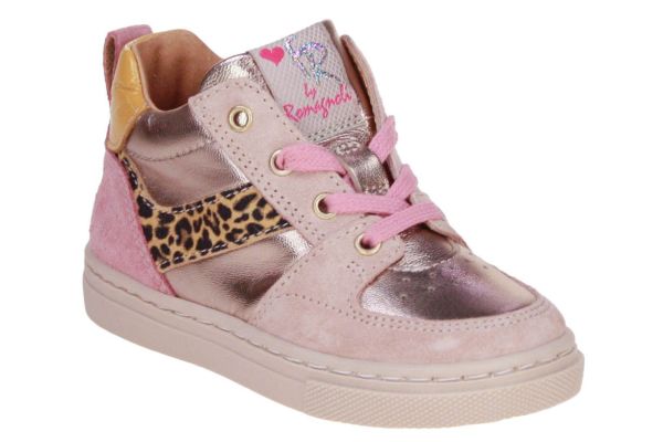 Romagnoli Metallic Roze Sneaker  (7138F-087) - MerkenOutlet