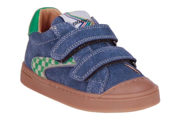 Romagnoli Velcroschoen Blauw  (7180R-002) - MerkenOutlet