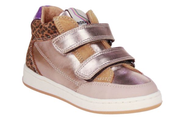 Romagnoli Velcroschoen Roze  (7196R-087) - MerkenOutlet