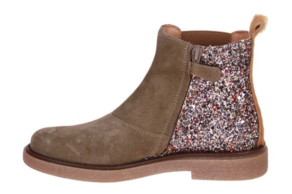 Romagnoli Enkellaars Kaki  (7404R-065) - MerkenOutlet