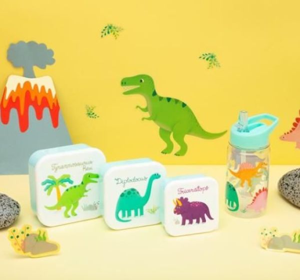 Sass & Belle Roarsome Dinosaurs Lunch Boxes - Set of 3  (MAXI044) - MerkenOutlet