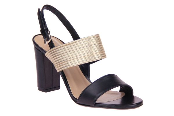 Scapa Zwarte Sandaal  (52/7117-900) - MerkenOutlet