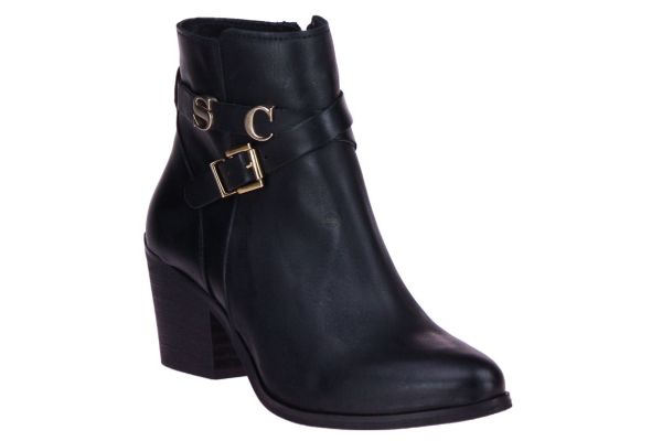 Scapa Zwarte Enkellaars  (21/18583.900) - MerkenOutlet