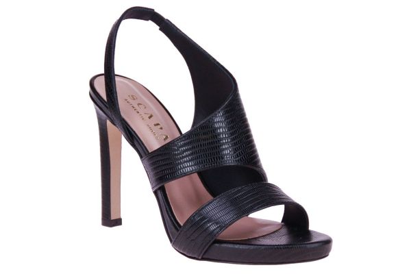 Scapa Ravenna Zwarte Sandaal  (21/RAVENNA-110) - MerkenOutlet