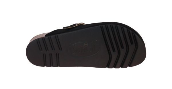 Scholl Fae Zwarte Gesloten Slipper  (FAE-ZWART) - MerkenOutlet