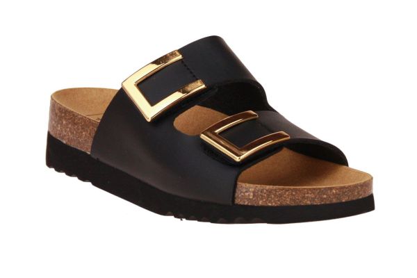 Scholl Monterey 2 Straps Zwart  (F31554-NERO) - MerkenOutlet