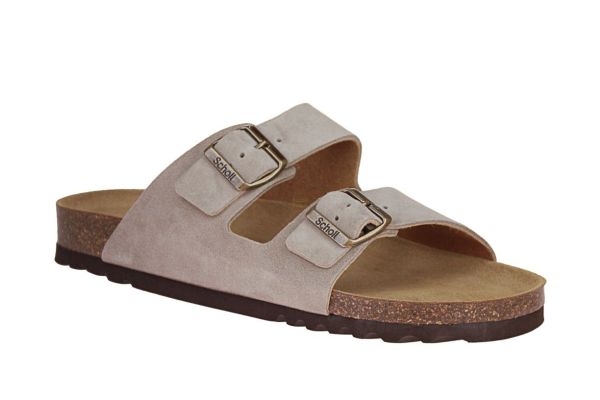 Scholl Julien Slipper Donker Beige  (F30074 BEIGE SUCRO) - MerkenOutlet