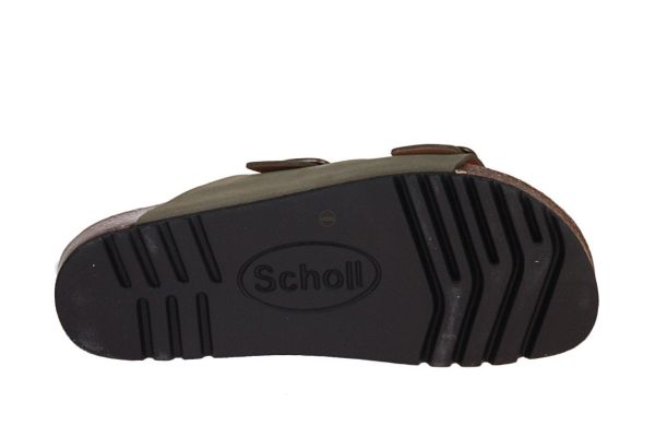 Scholl Josephine Khaki Slipper  (F32174 KHAKI) - MerkenOutlet