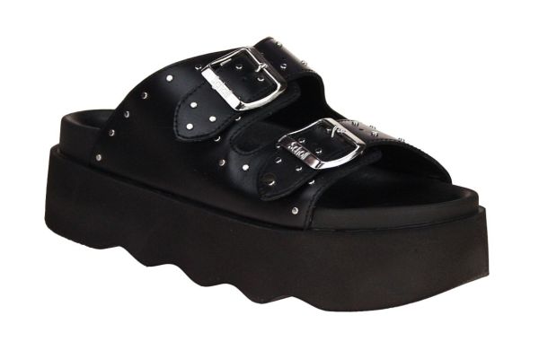 Scholl Heather Slipper Zwart  (F32305 NERO) - MerkenOutlet