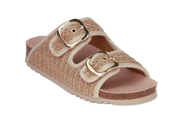 Scholl Noelle Raffia Beige  (F00906 BEIGE) - MerkenOutlet