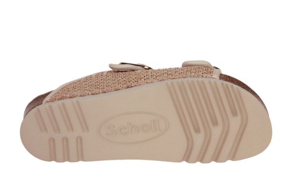 Scholl Noelle Raffia Beige  (F00906 BEIGE) - MerkenOutlet