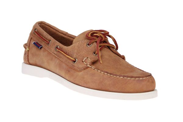 Sebago Docksides Portland Crazy H Brown-Tan  (70015HO-912) - MerkenOutlet