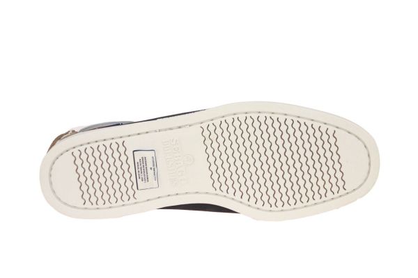 Sebago Docksides Portland Spinnaker Nubuck Blue Navy - Offwhite  (7001SE0-967) - MerkenOutlet