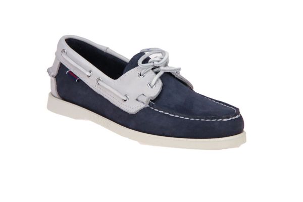 Sebago Docksides Light Grey - Blue Indigo  (7111PSW-A4J) - MerkenOutlet