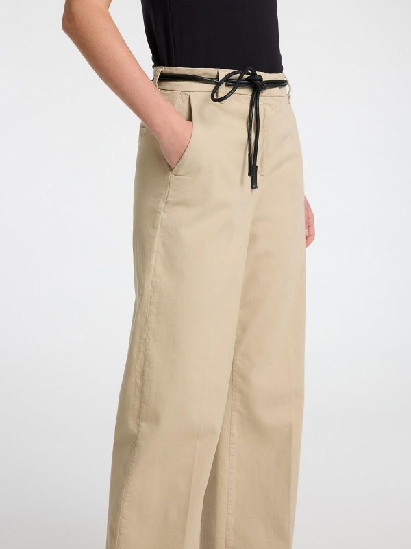 Selected Femme Vera-Rita MW Wide Pant Island Fossil  (16096367 island fossil) - MerkenOutlet
