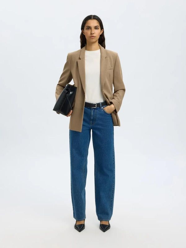 Selected Femme Straight Bea-Kori MW Jeans 