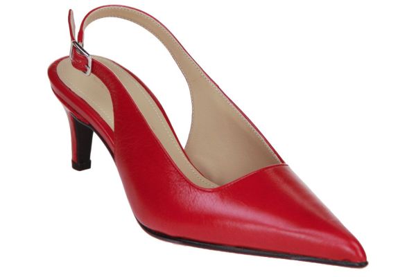 Selected Femme Isla Slingback Equestrian Red  (16098517 EQUESTRIAN RED ) - MerkenOutlet