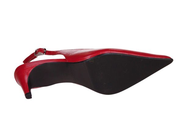 Selected Femme Isla Slingback Equestrian Red  (16098517 EQUESTRIAN RED ) - MerkenOutlet