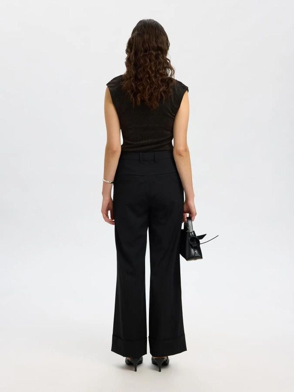 Selected Femme Anja SL Slim Top Delicioso  (16098959 DELICIOSO) - MerkenOutlet